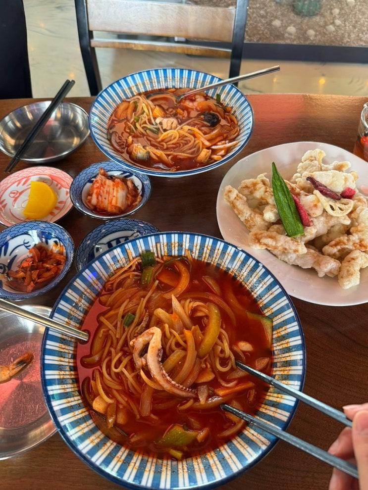  광주 광산구 짬뽕맛집, 맵기 4단계 선택 가능한 칠봉이짬뽕
