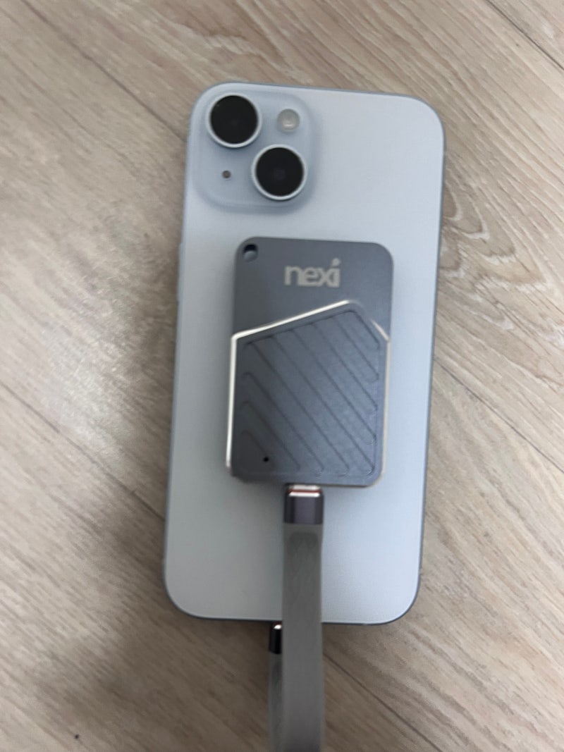 아이폰 맥세이프 포터블 인클로저 SSD 512GB, 스마트폰 외장하드