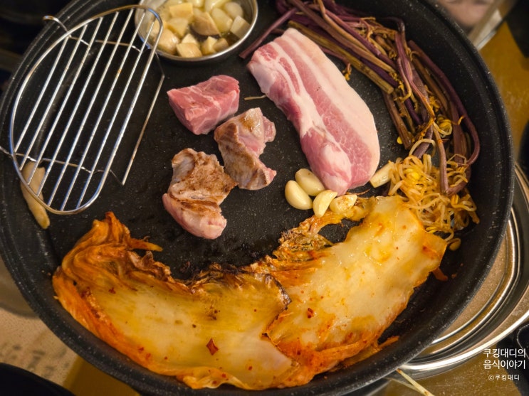  구리 고기집 심통 구리시장 맛집 가성비 돼지고기 심통모듬세트