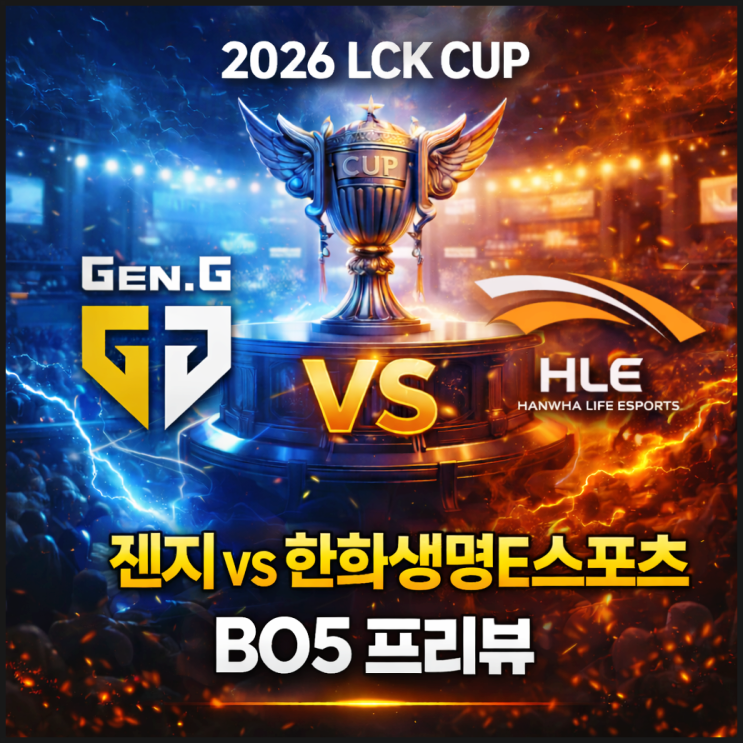  [LCK] 2026년 2월 01일 젠지 한화생명e스포츠 프리뷰