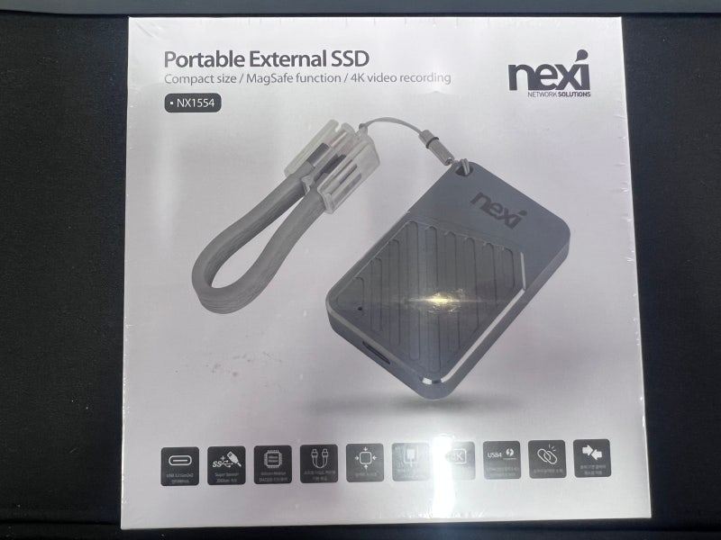 아이폰 갤럭시 저장공간 확장을 위한 512GB 맥세이프 SSD 외장하드