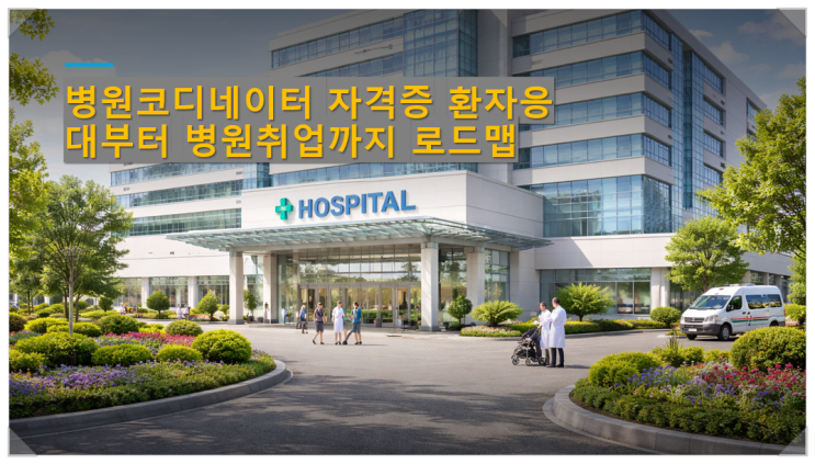  병원코디네이터자격증 환자응대부터 병원취업까지 로드맵
