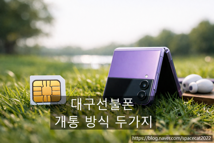  대구선불폰 유심 개통 방식 두가지 살펴보기
