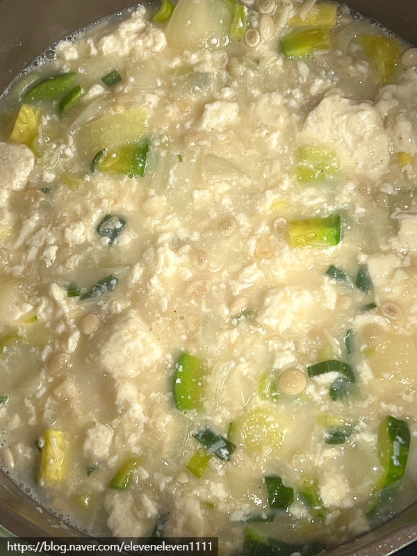  6세 유아식 국 아이반찬 ㅣ 순두부찌개 만드는 방법