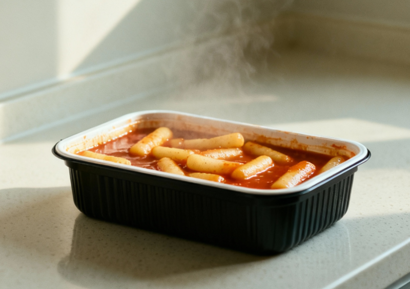 엽기떡볶이 데우는법과 활용 요리(전자레인지,냄비,프라이팬 등)