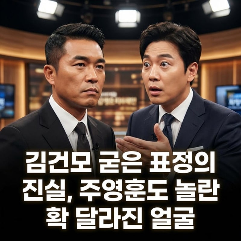 김건모 굳은 표정의 진실, 주영훈도 놀란 확 달라진 얼굴