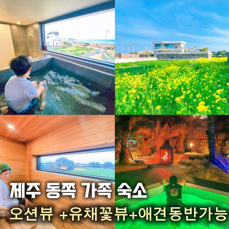  제주 동쪽 5인 가족 숙소 구공스테이 도틀왓제주 가족 풀빌라