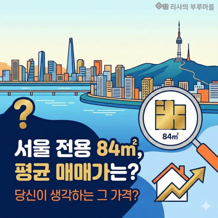  서울 국평 (84), 요즘 평균 매매가는 얼만데?