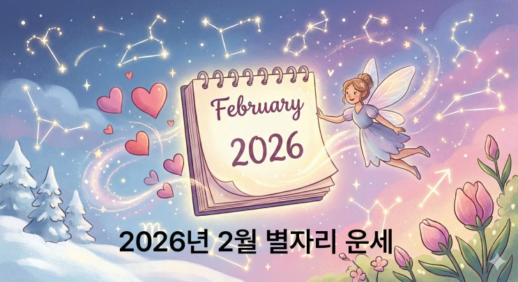  2026년 2월 별자리 운세 설, 발렌타인과 입춘이 있어 더욱 설레는 2월