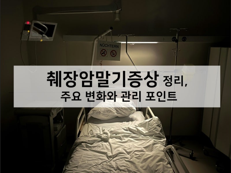 췌장암말기증상 정리, 말기에 나타나는 주요 변화와 관리 포인트