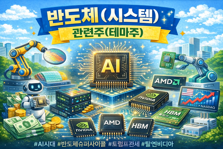 반도체 (시스템) 관련주(테마주)에 대해