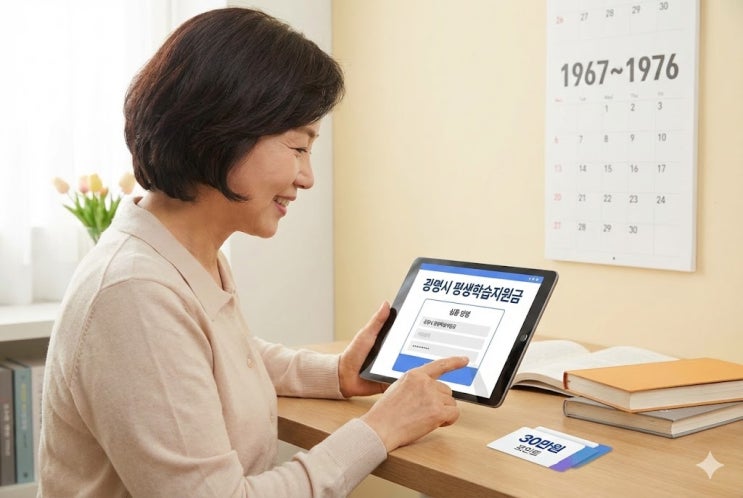  광명시 평생학습지원금 50대 내일배움카드랑 같이 받을 수 있나? 중복 기준 확인했더니