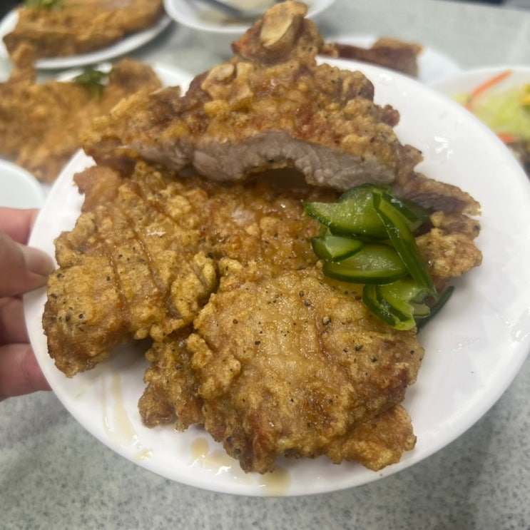  대만 자유여행 시먼딩 맛집 갈비튀김 금원갈비 현지인 맛집