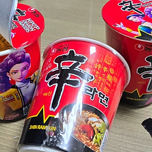 농심 신라면 작은 컵라면 소컵  65g 작은컵 칼로리 영양성분 후기