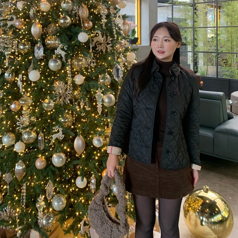 버버리 패딩 뉴프랭크비 퀄팅자켓 S사이즈 후기
