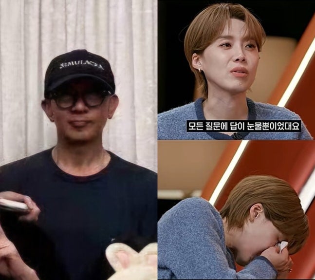 장도연, 구준엽 눈물 답변 무덤가 지키는 야윈 남편