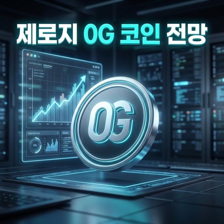  제로지 0G 코인 전망 오늘 업비트 15% 급등! AI 시대를 위한 초고속 데이터 체인, 상승 이유 분석