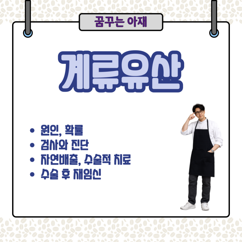 계류유산 원인, 확률, 검사, 수술적 치료, 재임신