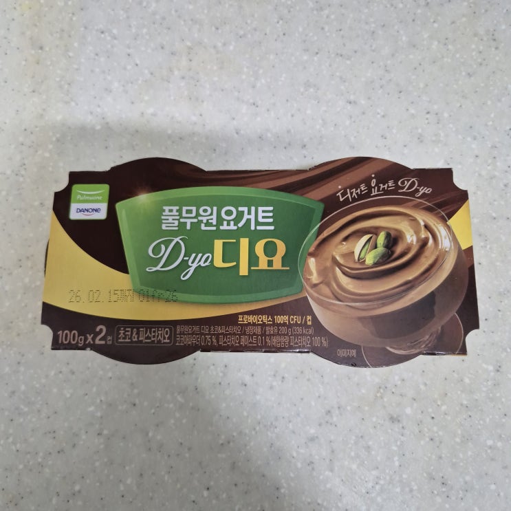  풀무원 디요 초코피스타치오 내돈내산 솔직후기