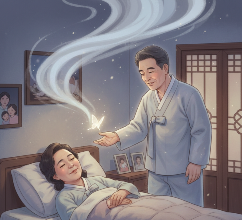 죽은 사람이 꿈에 나오는 꿈, 무슨 의미지?