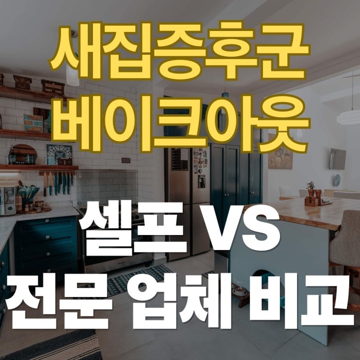  새집증후군 베이크아웃 방법과 전문 업체 비교