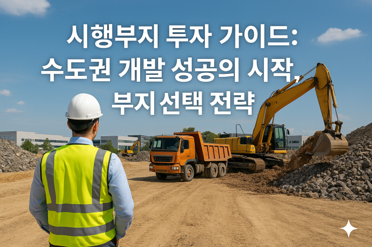  이천IT부동산과 함께하는 시행부지 투자 가이드: 수도권 개발 성공의 시작, 부지 선택 전략