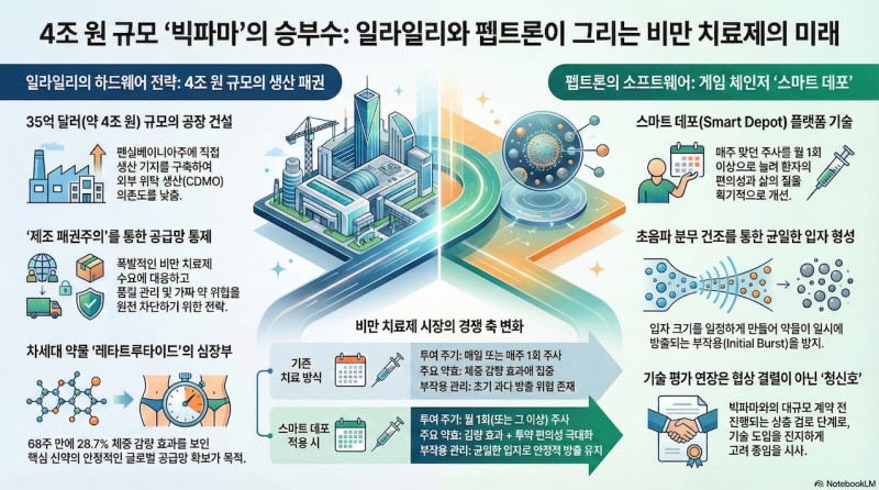 일라이릴리와 펩트론이 그리는 비만치료제의 미래