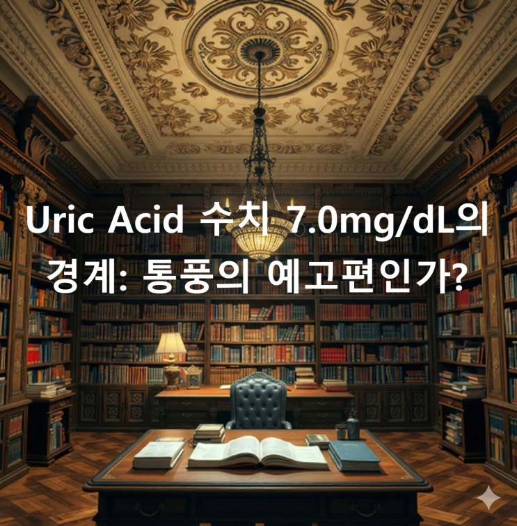  Uric Acid 수치 7.0mg/dL의 경계: 통풍의 예고편인가?