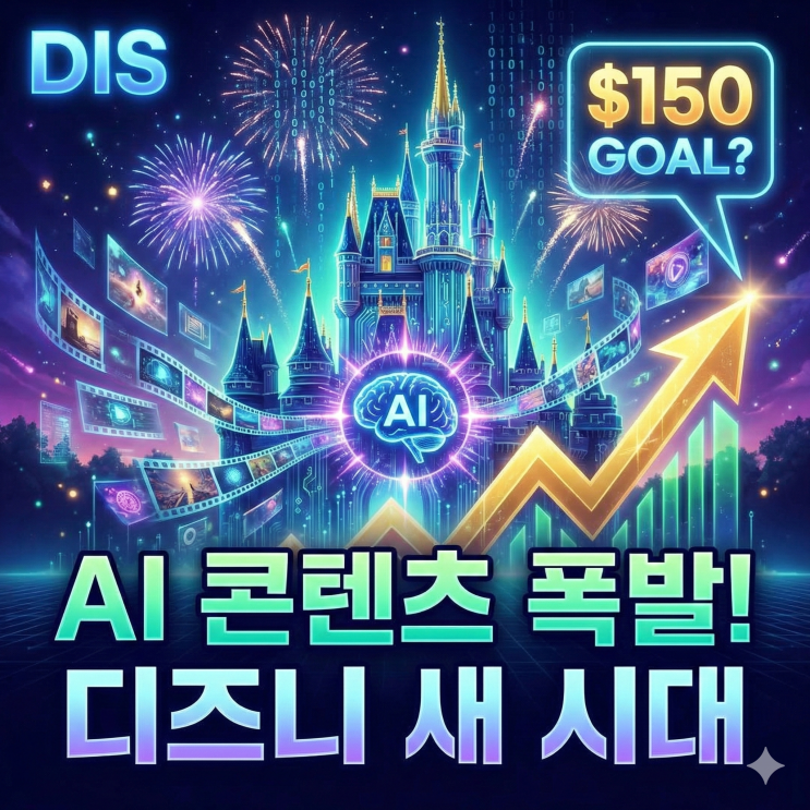  DIS 월트디즈니 종목 분석 2026년 AI 콘텐츠 폭발로 새 시대 열린다?