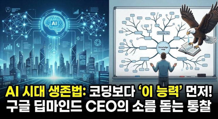  구글 딥마인드 CEO가 밝힌 AI 시대 생존방법은? 코딩보다 이 능력 먼저 키우세요