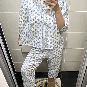 [순면파자마잠옷바지거즈면실내복홈웨어] 순면홈웨어 꿀잠자는 거즈면잠옷 추천