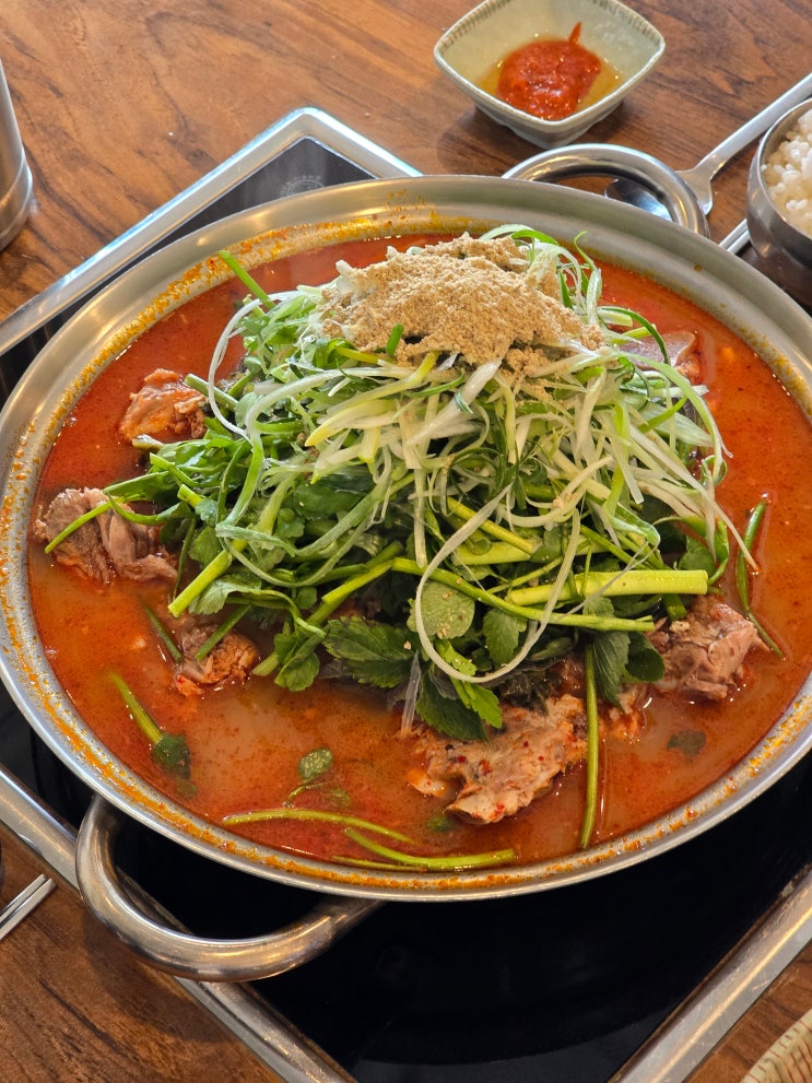  송도 센트럴파크 주변 맛집 가성비 감자탕 본대가 본점