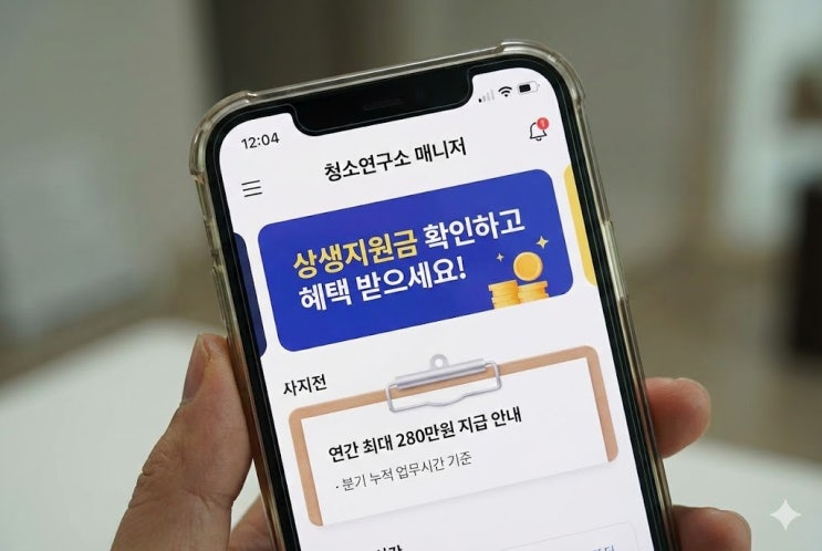  청소연구소 매니저 상생지원금 오랜만에 로그인했더니 막힘, 계정오류 해결하는 3단계