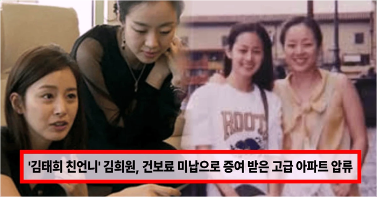  김태희 친언니 김희원 아파트 압류 해제 "미국 거주 중 발생한 해프닝"