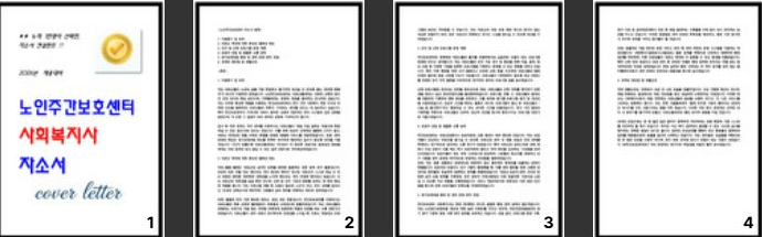 노인주간보호센터 자소서 - 사회복지사 2026 합격 자료