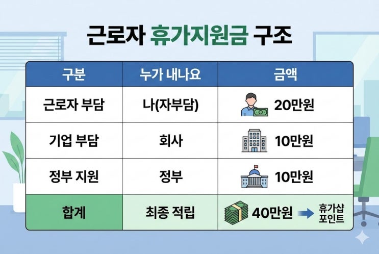  근로자 휴가지원금 20만원 입금하면 40만원 "언제 들어와?" 지급 시기 확인했더니 영업일 3일 소요