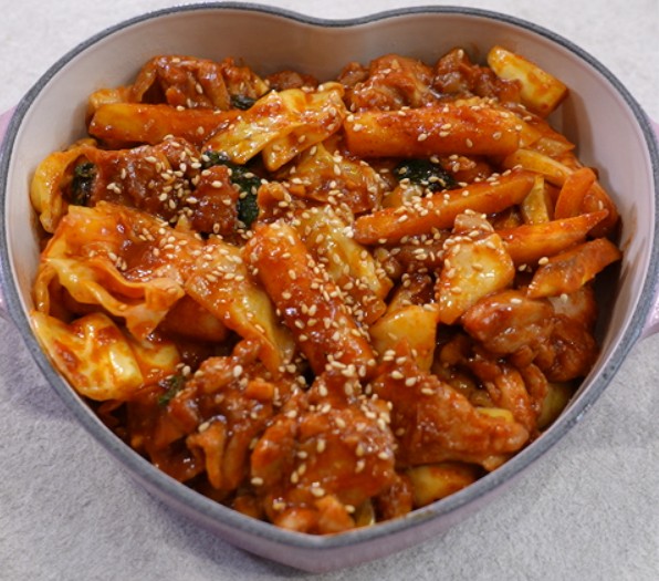  편스토랑 이정현 철판 닭갈비 레시피 양념 만들기