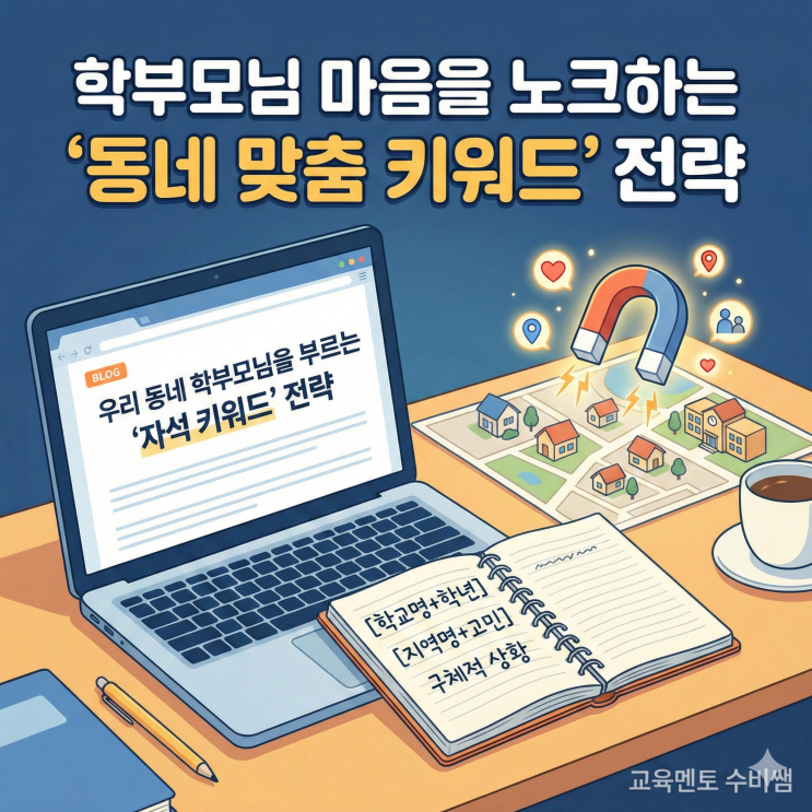  우리 동네 학부모님 마음을 먼저 두드리는 블로그 전략_키워드는 기술이 아니라 '배려'입니다: