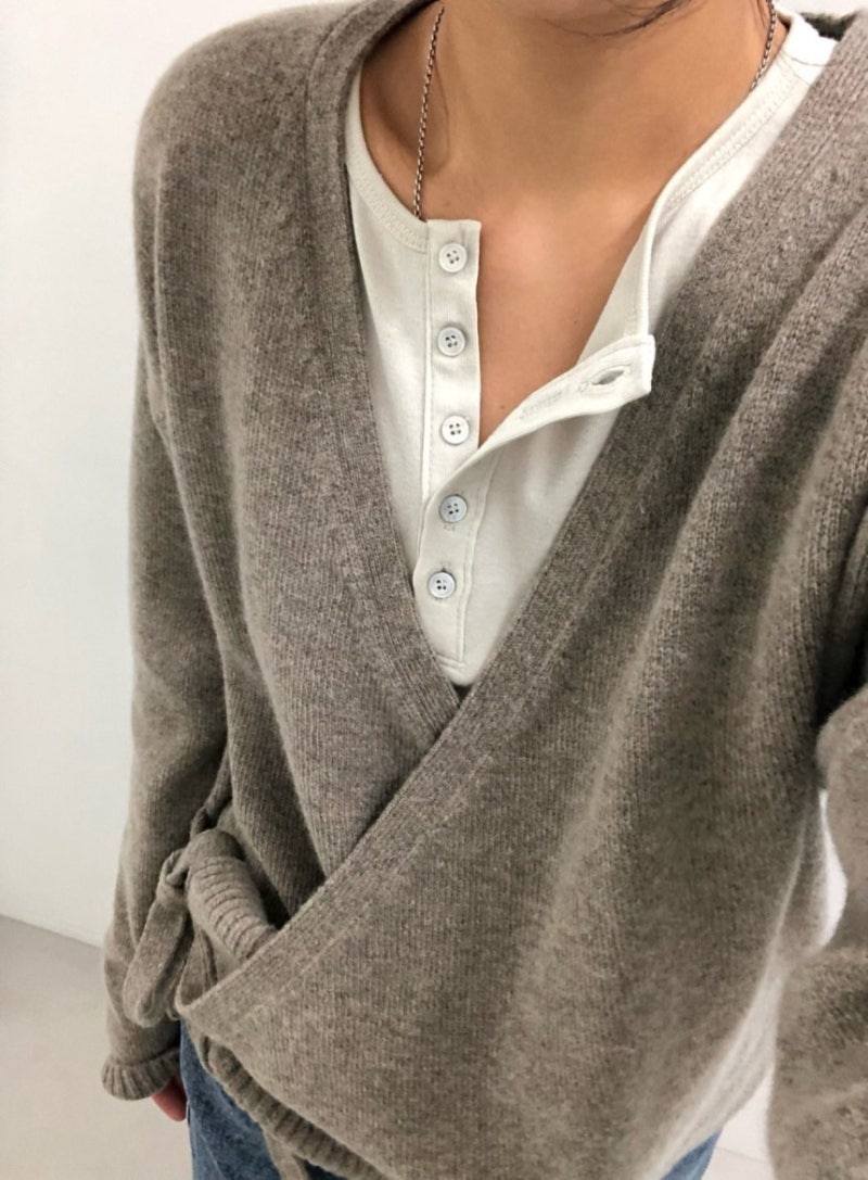 [sale] 로맨티사이즈 캐시 랩 가디건