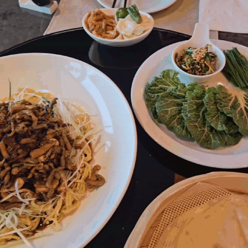  김해 장유 롯데 리조트 중화요리 진하이 롯데 맛집 봄나물 경장육사 삼선탕면 냉이튀김