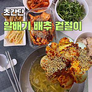 새미네부엌 초간단 완성 겉절이 만들기 양념 김치양념