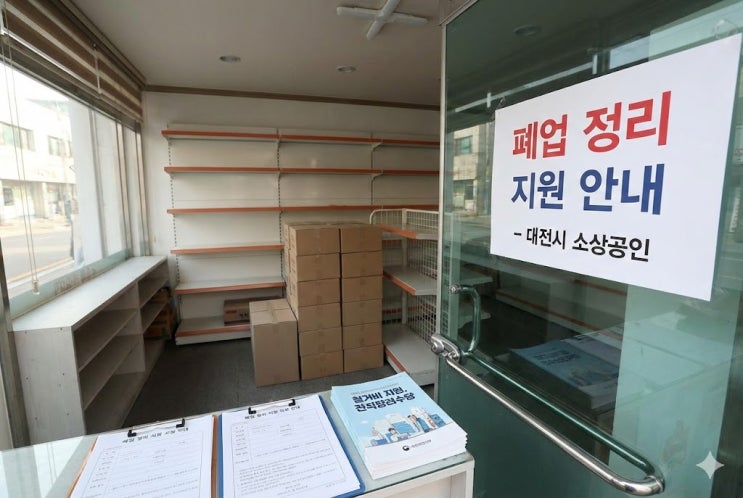  대전시 소상공인 폐업지원금 취업 준비하며 생계비 최대 100만원 받는 5단계 순서