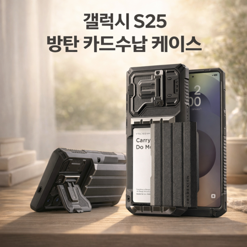 갤럭시 S 25 케이스 비교: 카드수납+방탄 중심으로 골라본 4종 정리
