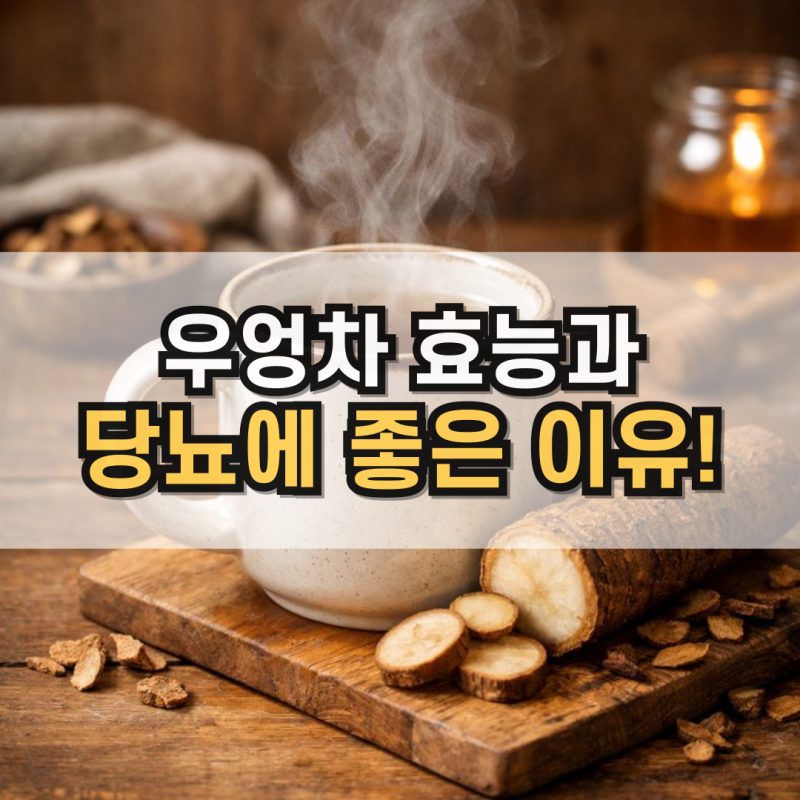 당뇨에 좋은 우엉차 효능부터 부작용까지, 카페인 없는 건강차 완전정리!