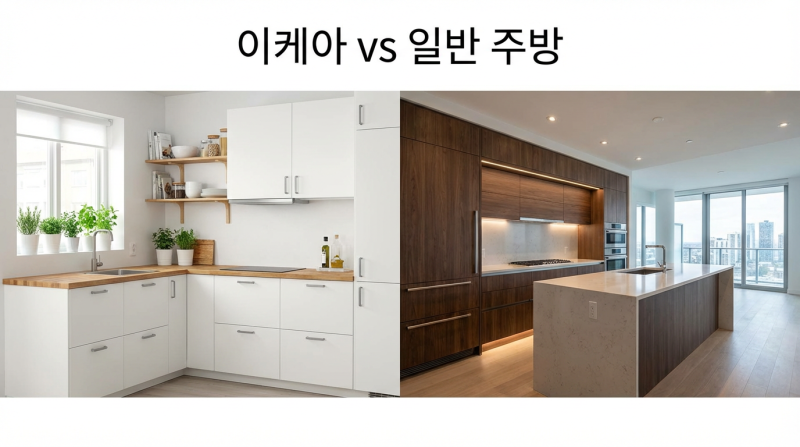 이케아 vs 일반 주방, 인테리어 비용 뭐가 나을까?