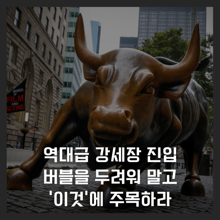  역대급 강세장 진입, 버블을 두려워 말고 '이것'에 주목하라