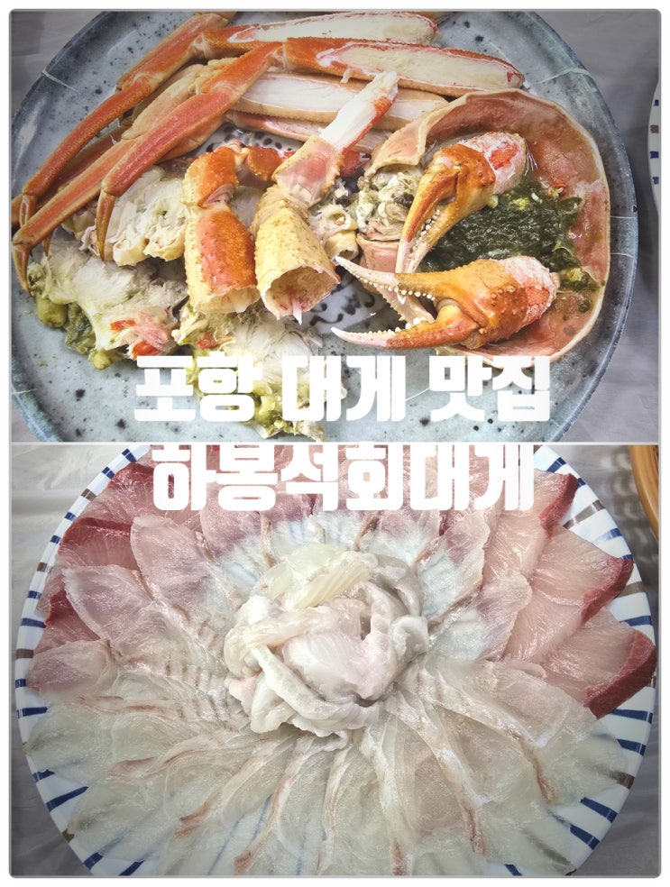  [ 또간집 ] 포항대게 맛집 『 하봉석회대게 환호동점 』 회대게세트(2인) 후기