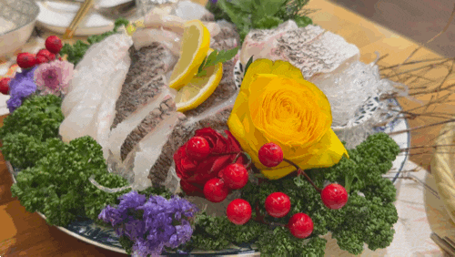 인천맛집 주안동 정성횟집, 생화 장미 플레이팅에 반한 참돔+대광어 숙성회 2인 세트 후기