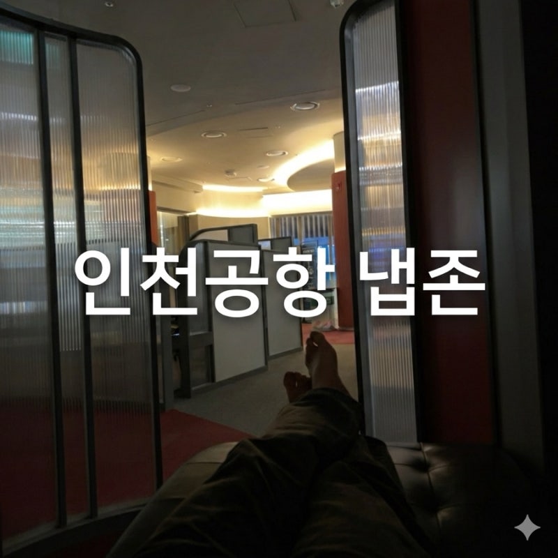 인천공항 노숙 꿀팁 2터미널 냅존 이용 후기