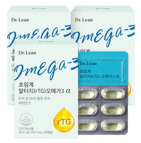 닥터린 초임계 알티지 오메가3 알파 30.21g, 30정, 3개